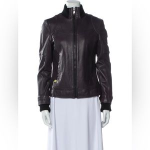 Soia & Kyo NWT Genuine leather jacket bomber jacket size XS